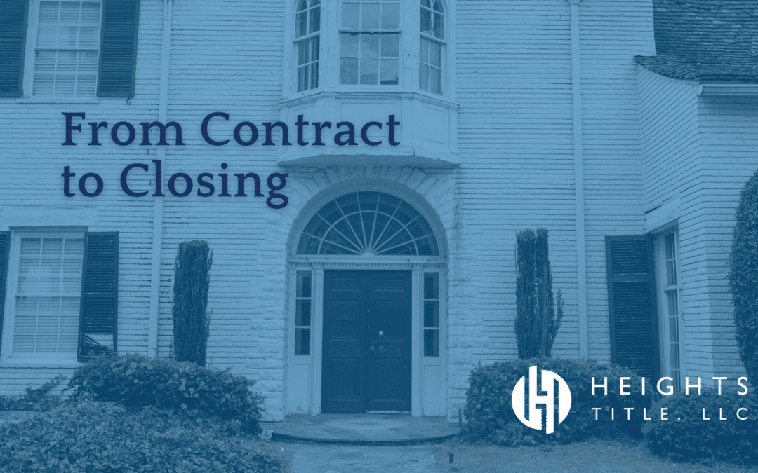 What Actually Happens Between Contract and Closing?