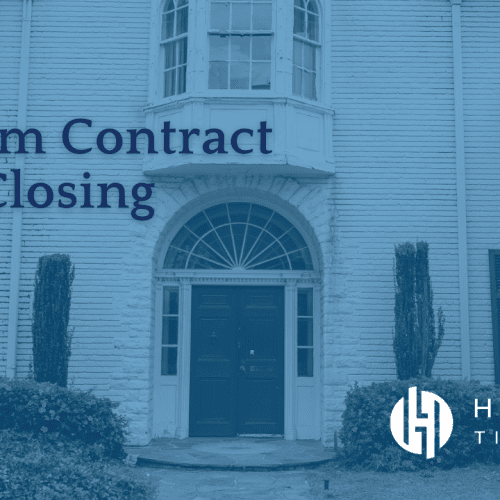 What Actually Happens Between Contract and Closing?