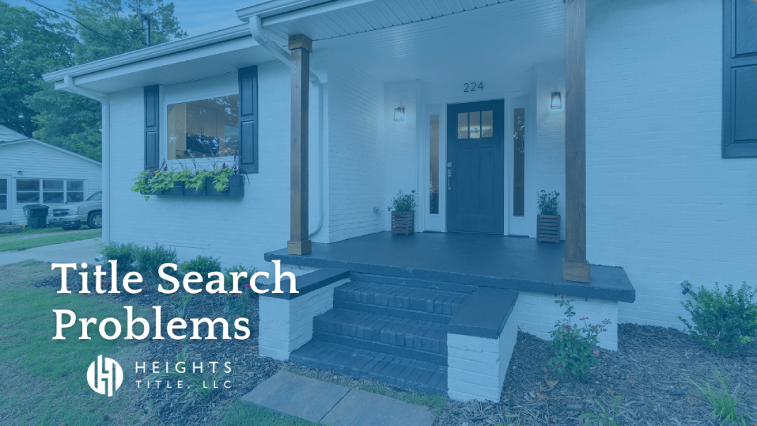 Title Search Problems: What Happens Next