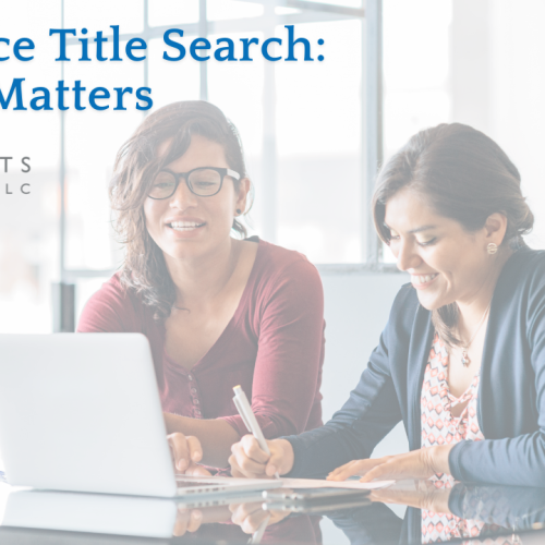 Refinance Title Search: Why It Matters