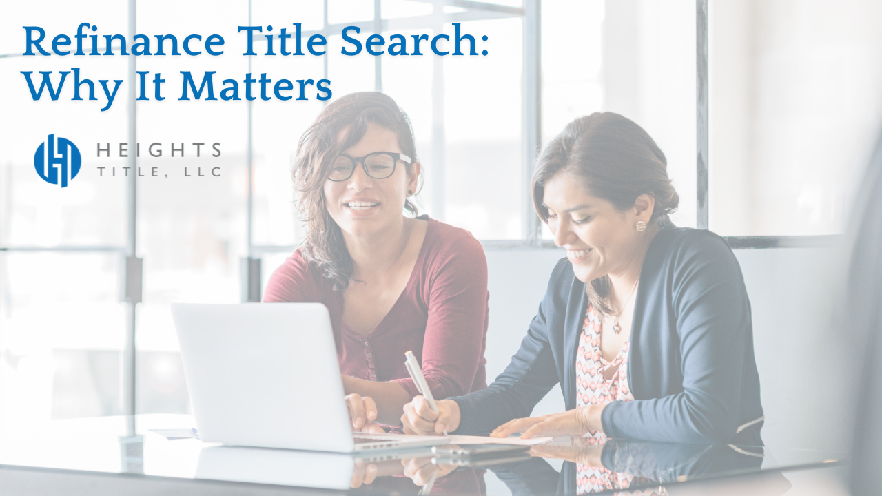 Refinance Title Search